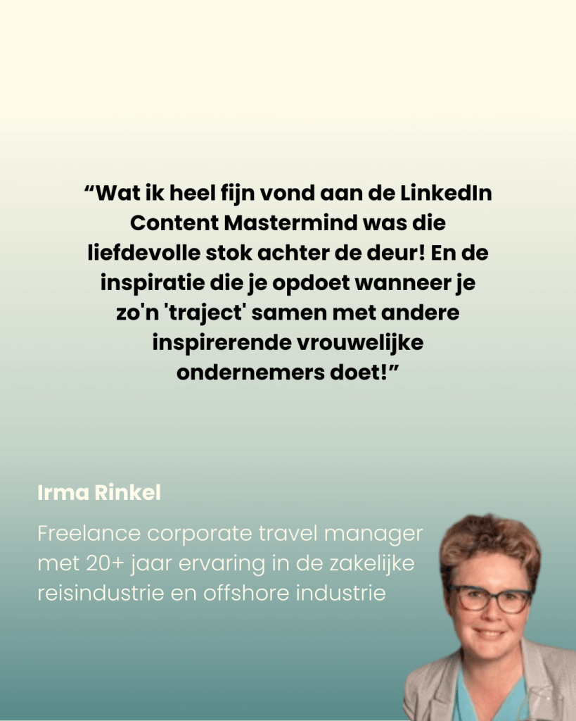 Amy-Jane Gielen, LinkedIn, Content Mastermind, spreker, sales, personal brand