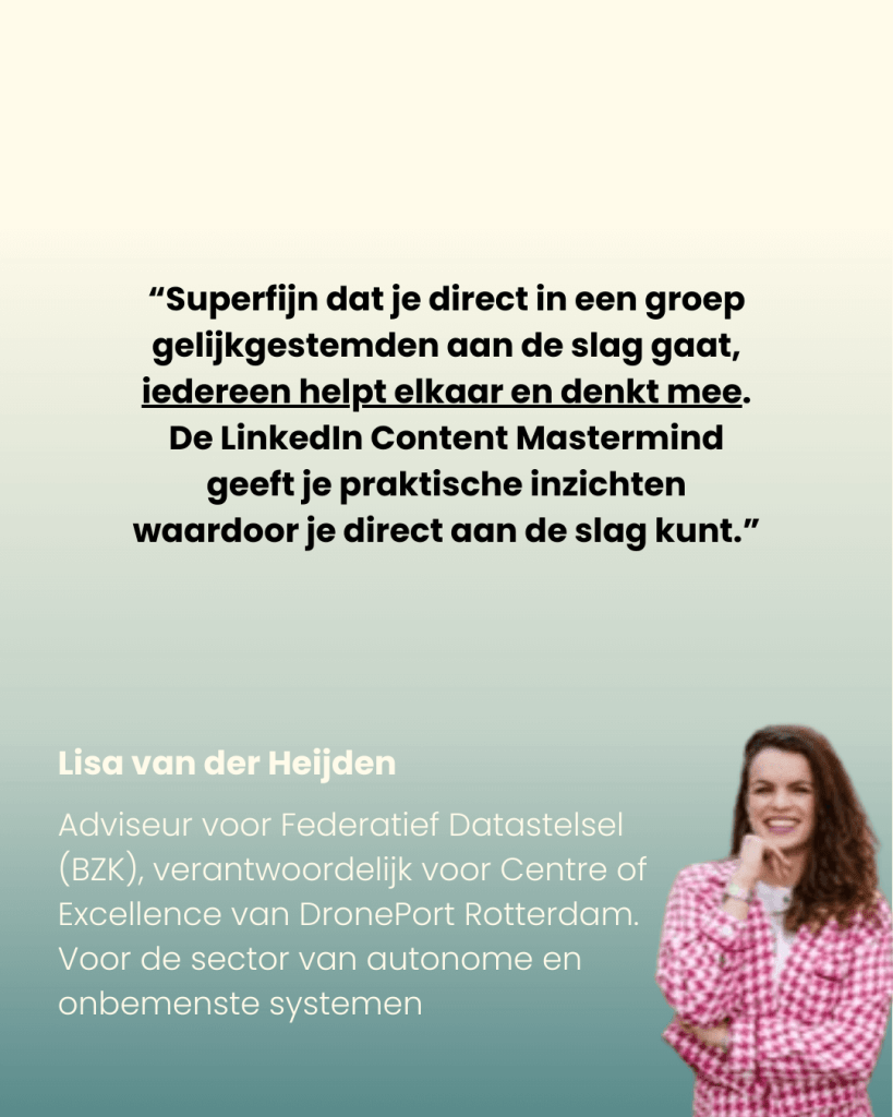 Amy-Jane Gielen, LinkedIn, Content Mastermind, spreker, sales, personal brand