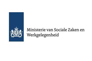 Logo van het Ministerie van Sociale Zaken en Werkgelegenheid – Amy-Jane Gielen als dagvoorzitter en voorzitter van de landelijke klankbordgroep gemeentelijke preventie radicalisering, met bijeenkomsten in Utrecht en een brugfunctie tussen gemeenten en de landelijke overheid.